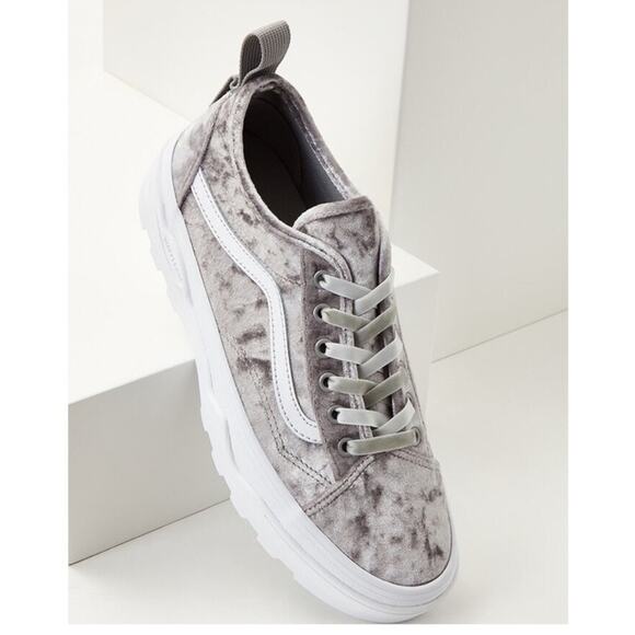 Vans Shoes - NEW Vans Crushed Velvet Sentry Old Skool WC Sneakers